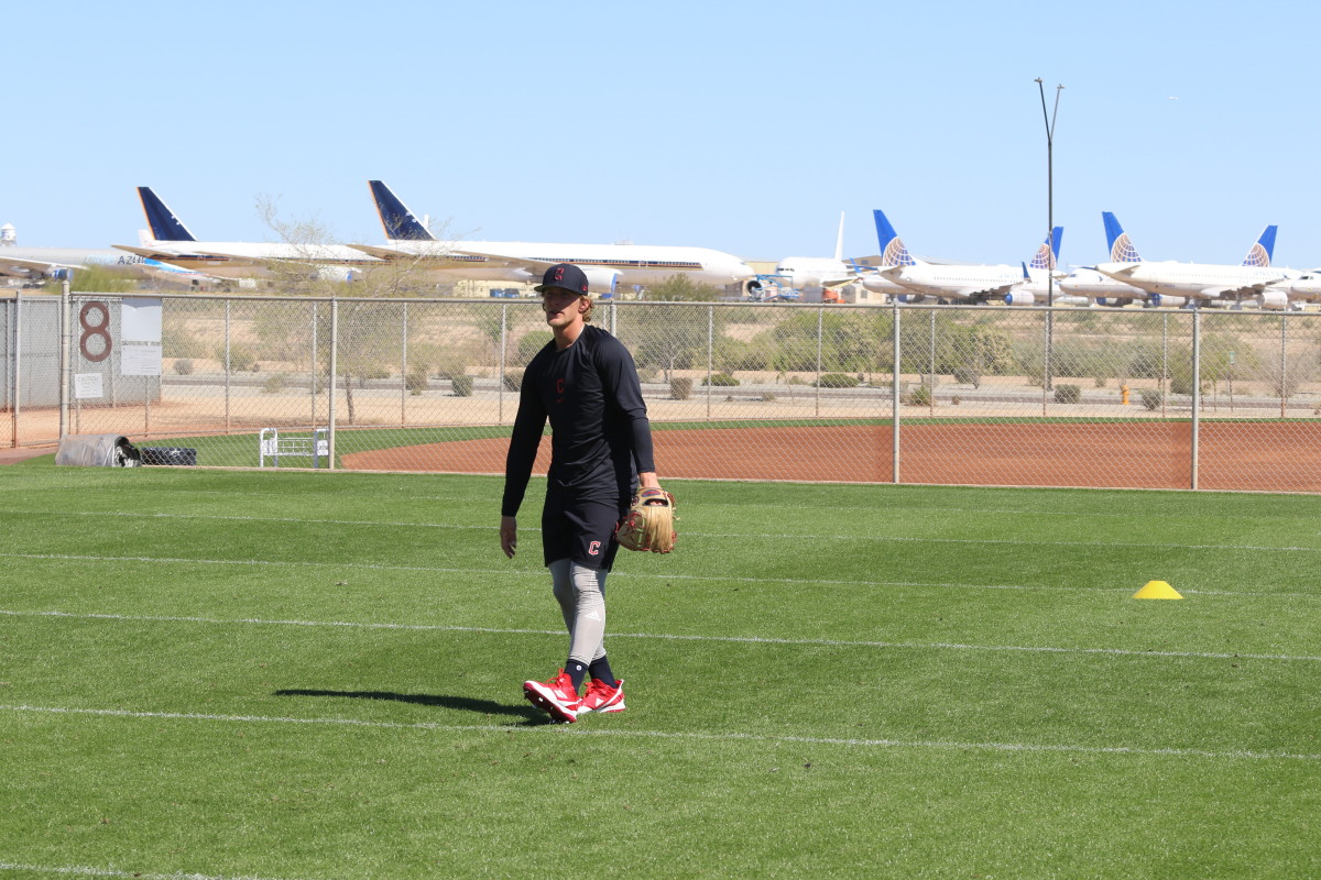 Zach Plesac Spring Training 2